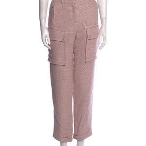 Chanel 2013 Pink Cargo Pocket tweed Pants size 38/ us 4-6